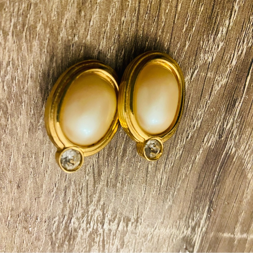 Givenchy - Authentic Vintage Signed Designer Earr… - image 3